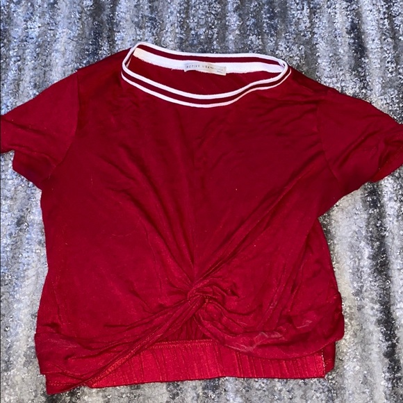 knotted cropped shirt - Picture 1 of 2